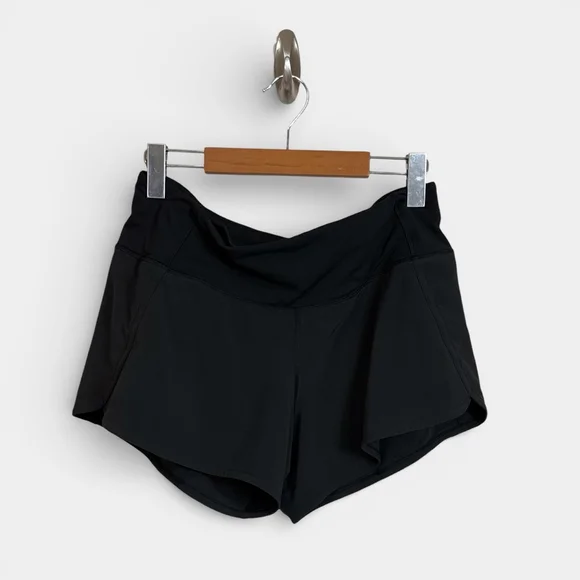 LULULEMON Speed Up 3.75" Hi-Rise Black Shorts, Sz 6 - Picture 2 of 14